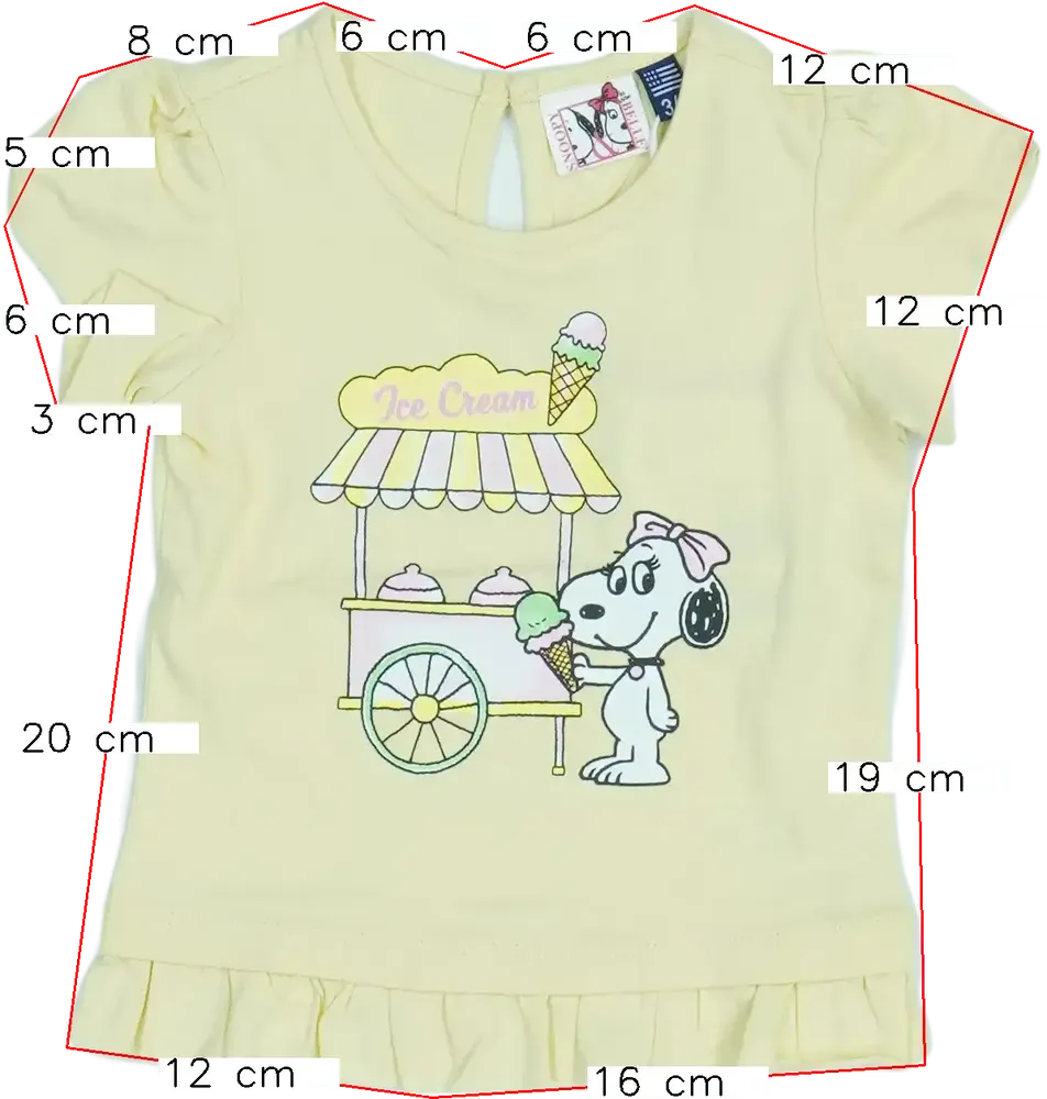 Sárga Original Marines Póló EU 68 / UK 3-6 hónap / US 3-6 hónap