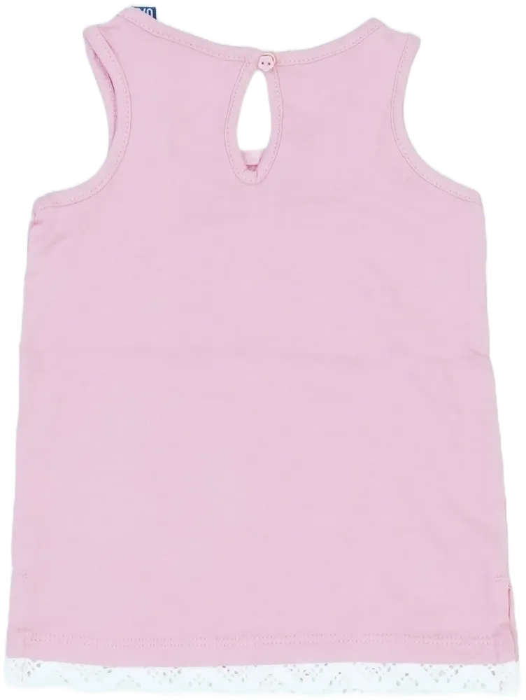 Rózsaszín Looney Tunes Lányka / Női ujjatlan póló / top EU 62 / UK 0-3 hónap / US 0-3 hónap