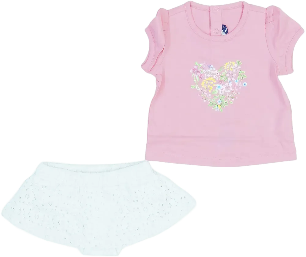 Rózsaszín Original Marines 2 részes szett - Felsőruházat és nadrág EU 68 / UK 3-6 hónap / US 3-6 hónap