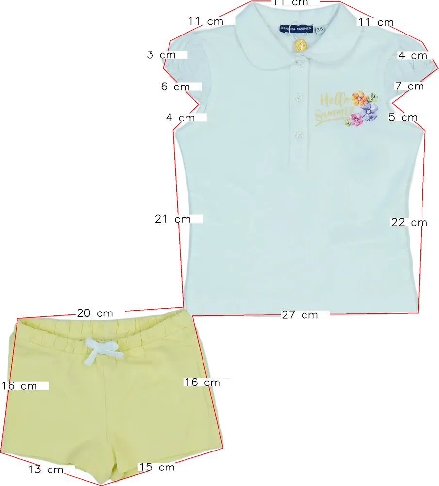 Többszínű Original Marines 2 részes szett - Felsőruházat és nadrág EU 92 / UK 2 év / US 2T