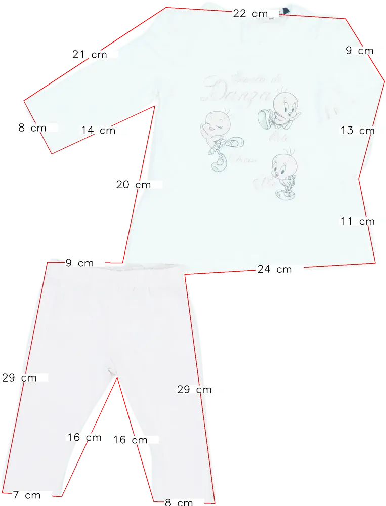 White Original Marines 2-piece set - Top &amp; Bottom EU 62 / UK 0-3 months / US 0-3 months