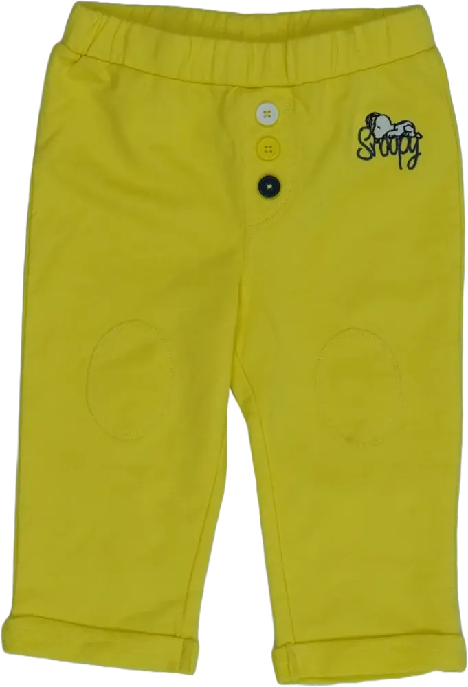 Sárga Peanuts Melegítőnadrág EU 68 / UK 3-6 hónap / US 3-6 hónap