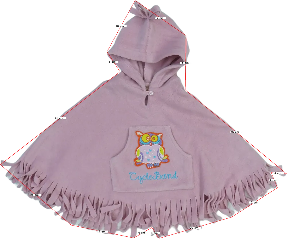 Rózsaszín Egyéb Poncsó EU 92 / UK 2 év / US 2T