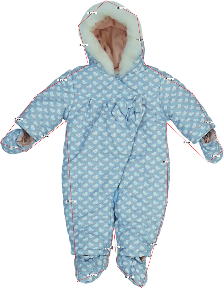 Kék Mini Club Baby overál EU 74 / UK 6-9 hónap / US 6-9 hónap