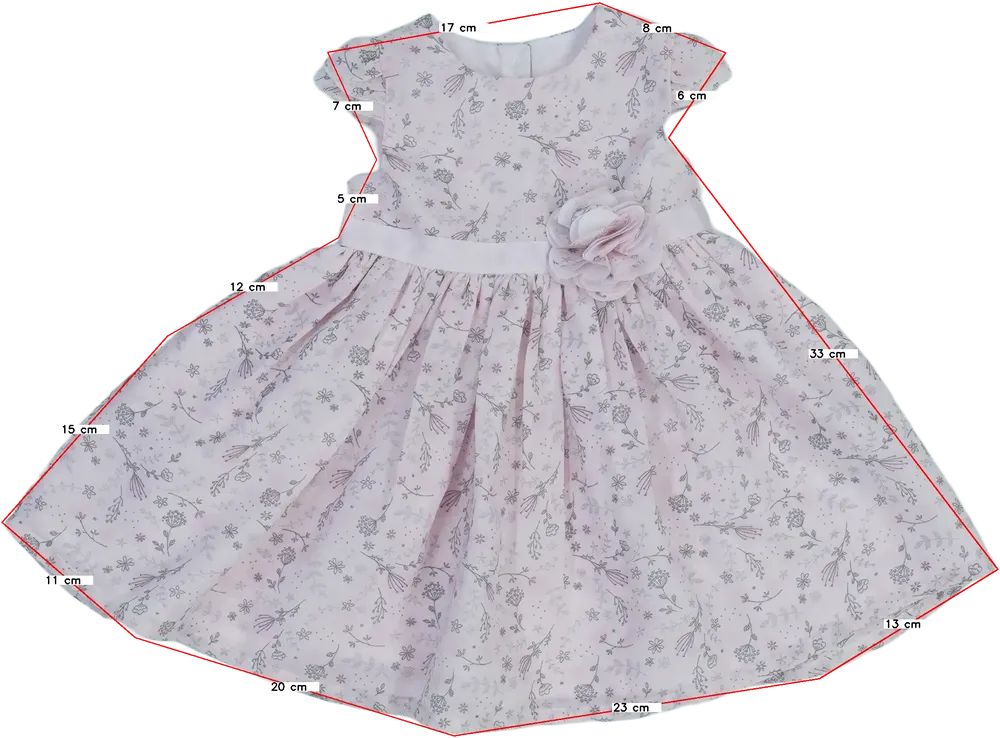 Rózsaszín George Ruha EU 68 / UK 3-6 hónap / US 3-6 hónap