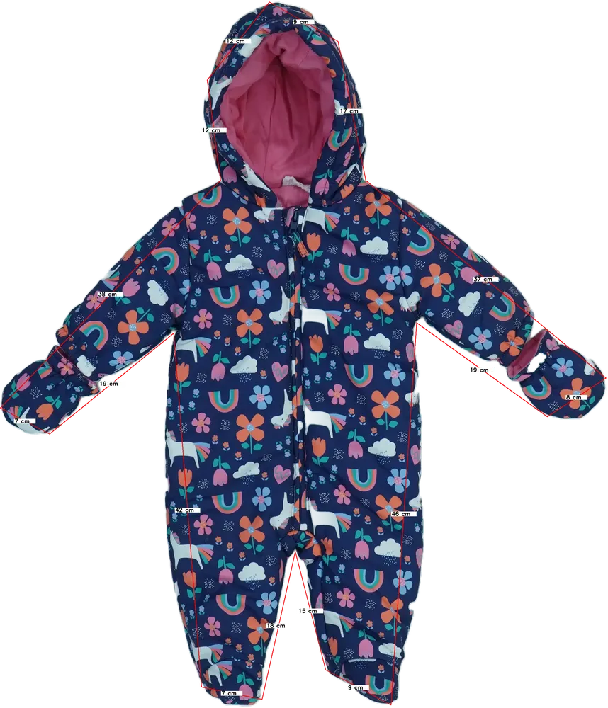 Kék Lilly&amp;Jack Baby overál EU 68 / UK 3-6 hónap / US 3-6 hónap