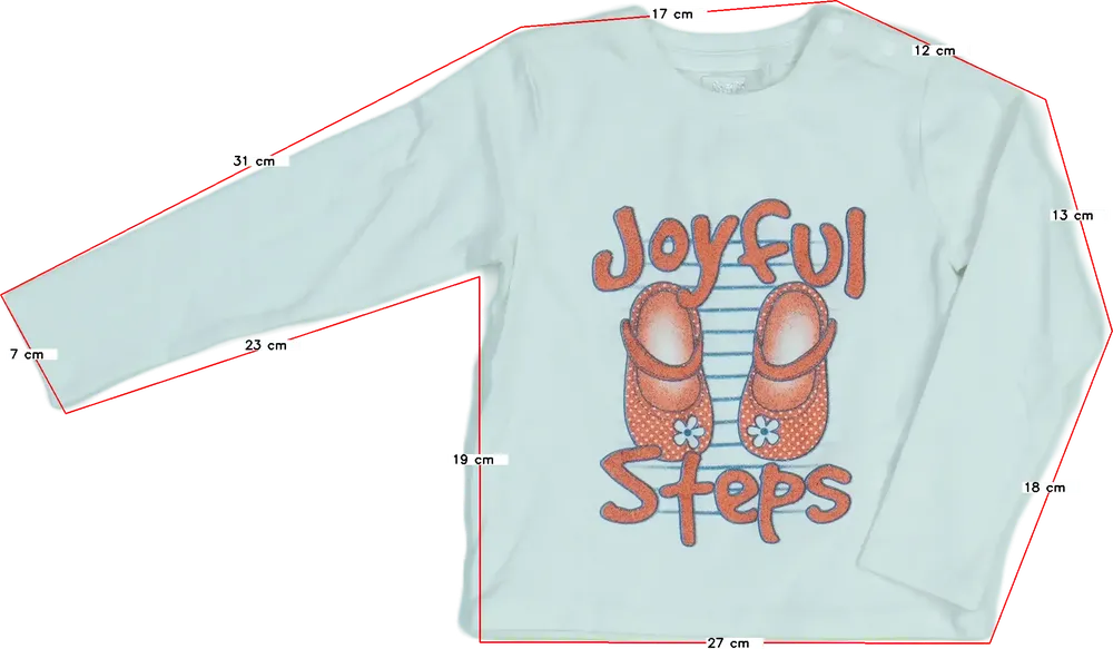 Fehér Gatti Hosszú ujjú felső EU 80 / UK 9-12 hónap / US 12 hónap