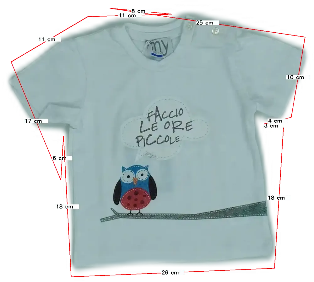 Fehér My Collections Póló EU 74 / UK 6-9 hónap / US 6-9 hónap