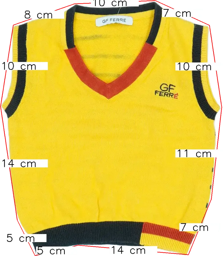 Sárga GF Ferré Mellény EU 80 / UK 9-12 hónap / US 12 hónap