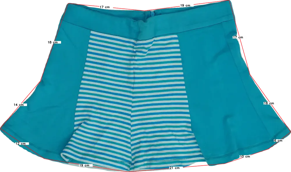 Kék VDP Girls Szoknya EU 152 / UK 12 év / US 12 év/L