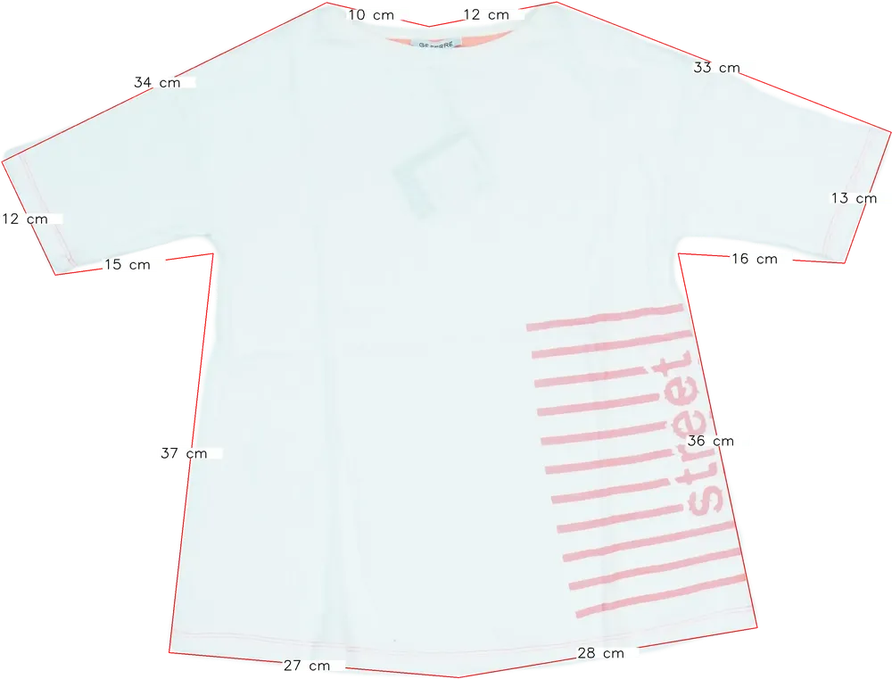 Fehér GF Ferré Póló EU 152 / UK 12 év / US 12 év/L