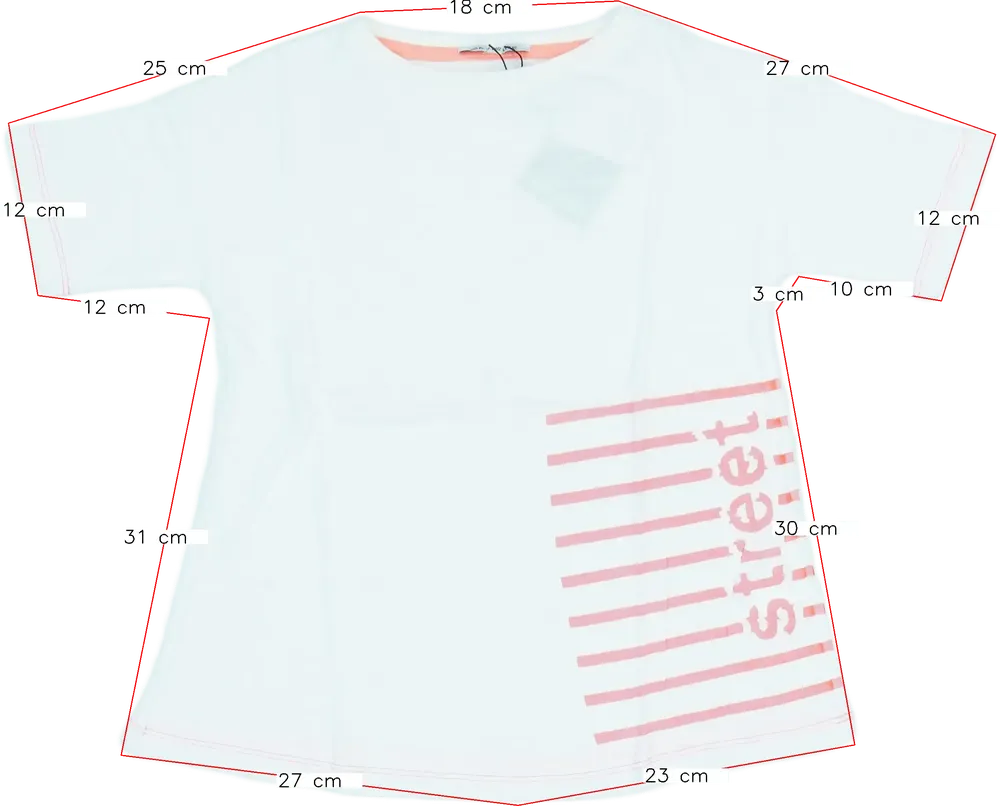 Fehér GF Ferré Póló EU 128 / UK 8 év / US 8 év/M