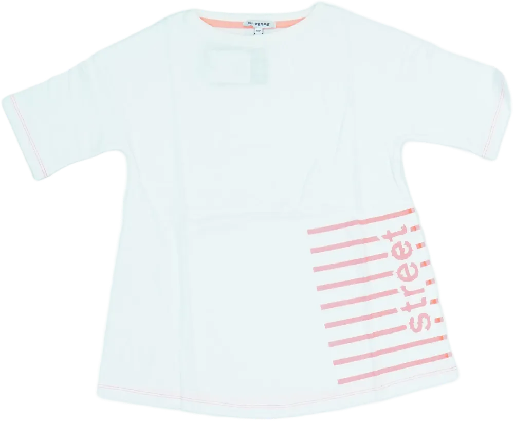Fehér GF Ferré Póló EU 140 / UK 10 év / US 10 év/L