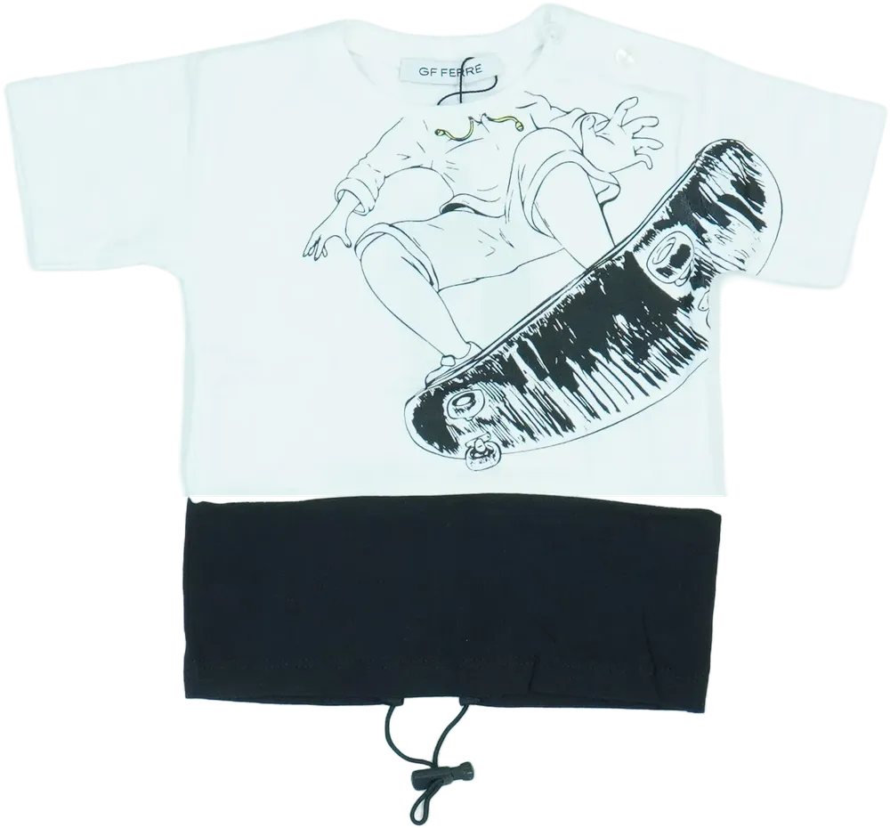 Fehér GF Ferré Póló EU 68 / UK 3-6 hónap / US 3-6 hónap