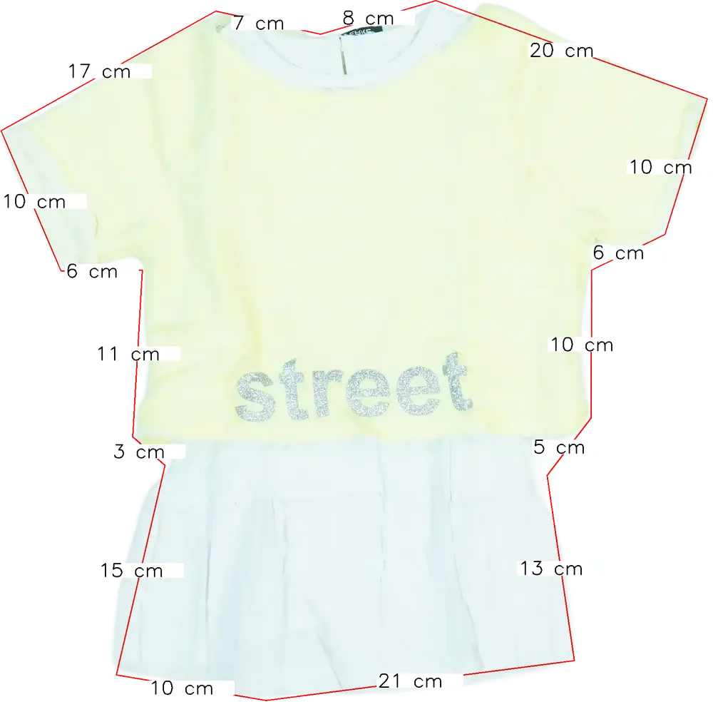 Yellow GF Ferré 2-piece set - Top EU 92 / UK 2 years / US 2T