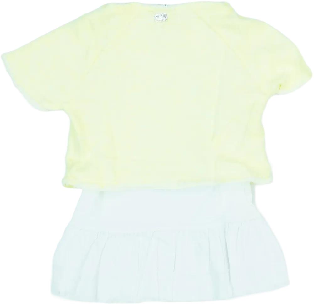 Yellow GF Ferré 2-piece set - Top EU 98 / UK 3 years / US 3T