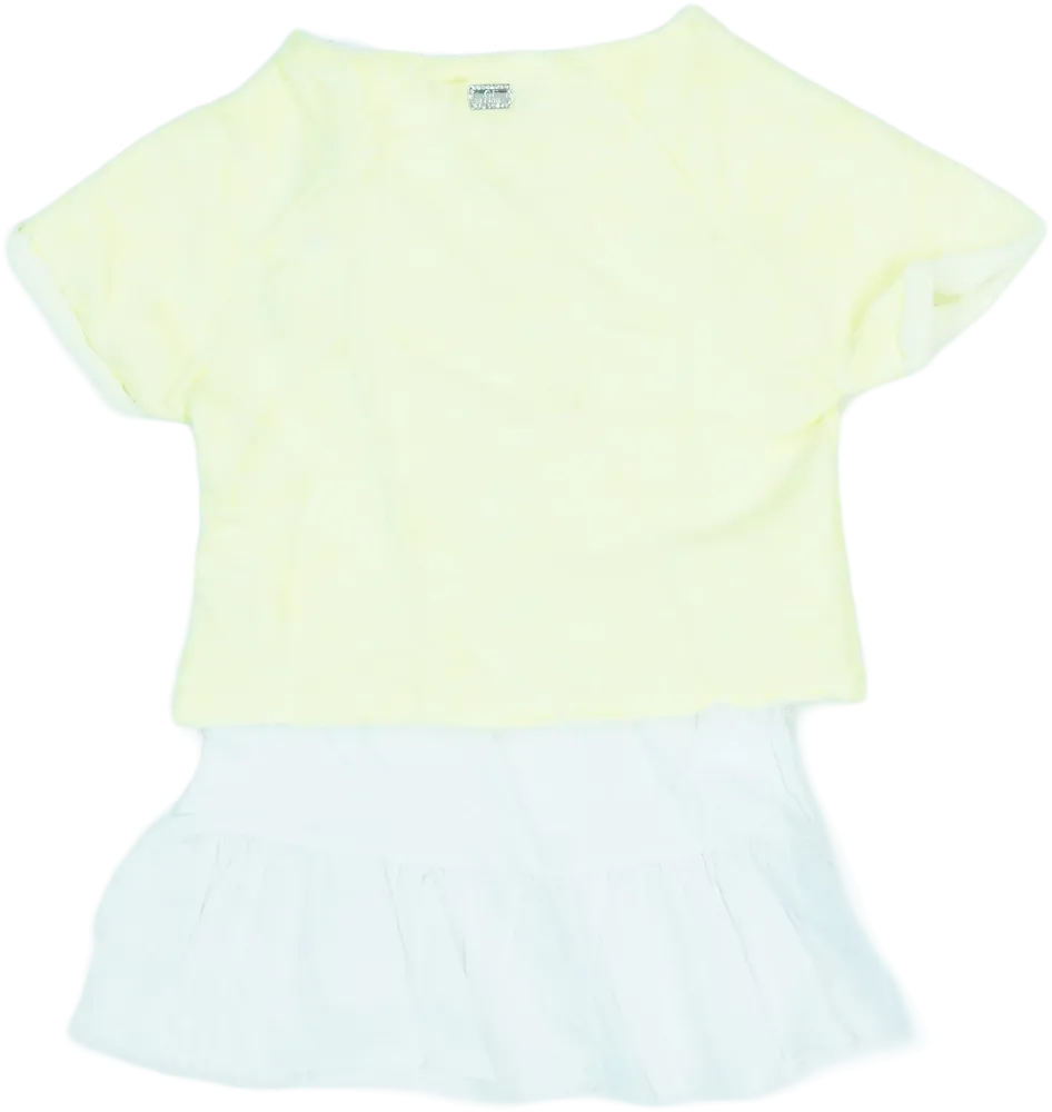 Yellow GF Ferré 2-piece set - Top EU 104 / UK 4 years / US 4T/XS