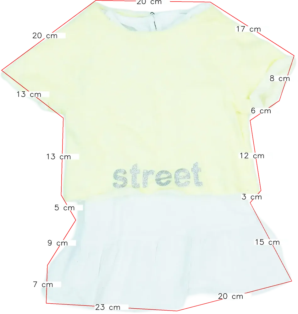 Yellow GF Ferré 2-piece set - Top EU 104 / UK 4 years / US 4T/XS