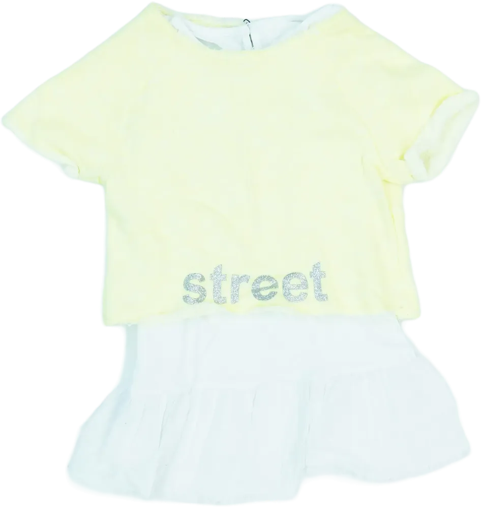 Yellow GF Ferré 2-piece set - Top EU 104 / UK 4 years / US 4T/XS