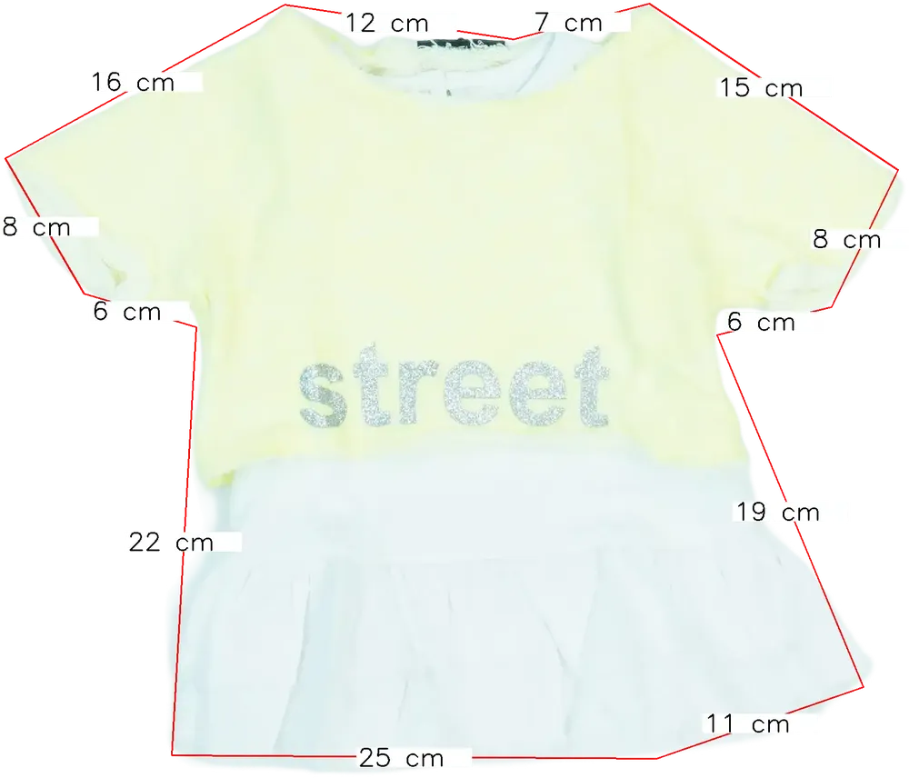 Yellow GF Ferré 2-piece set - Top EU 74 / UK 6-9 months / US 6-9 months