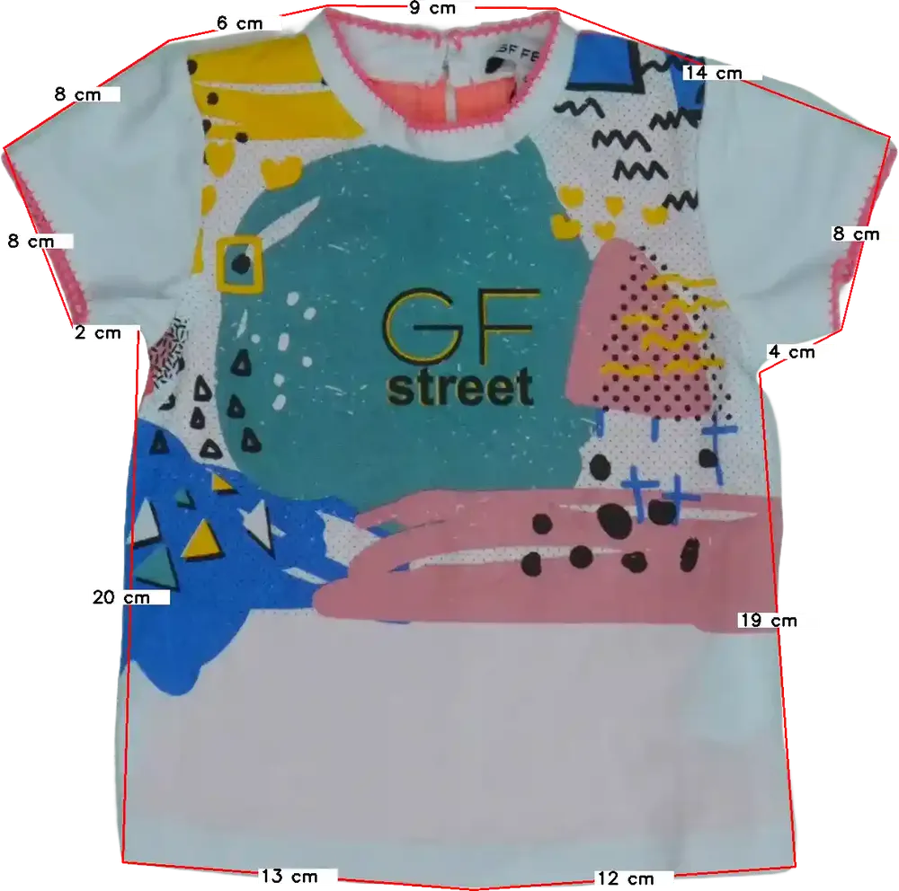 Többszínű GF Ferré Póló EU 68 / UK 3-6 hónap / US 3-6 hónap