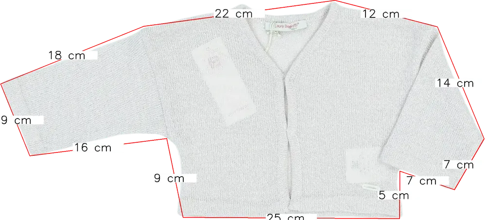 Rózsaszín Laura Biagiotti Kardigán EU 74 / UK 6-9 hónap / US 6-9 hónap