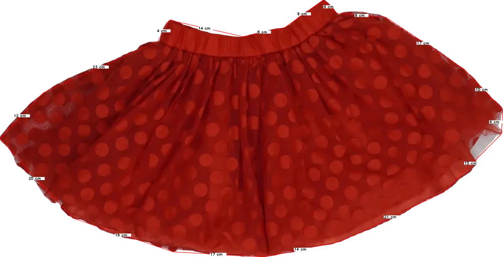 Piros VDP Girls Szoknya EU 176 / UK 16 év / US XL