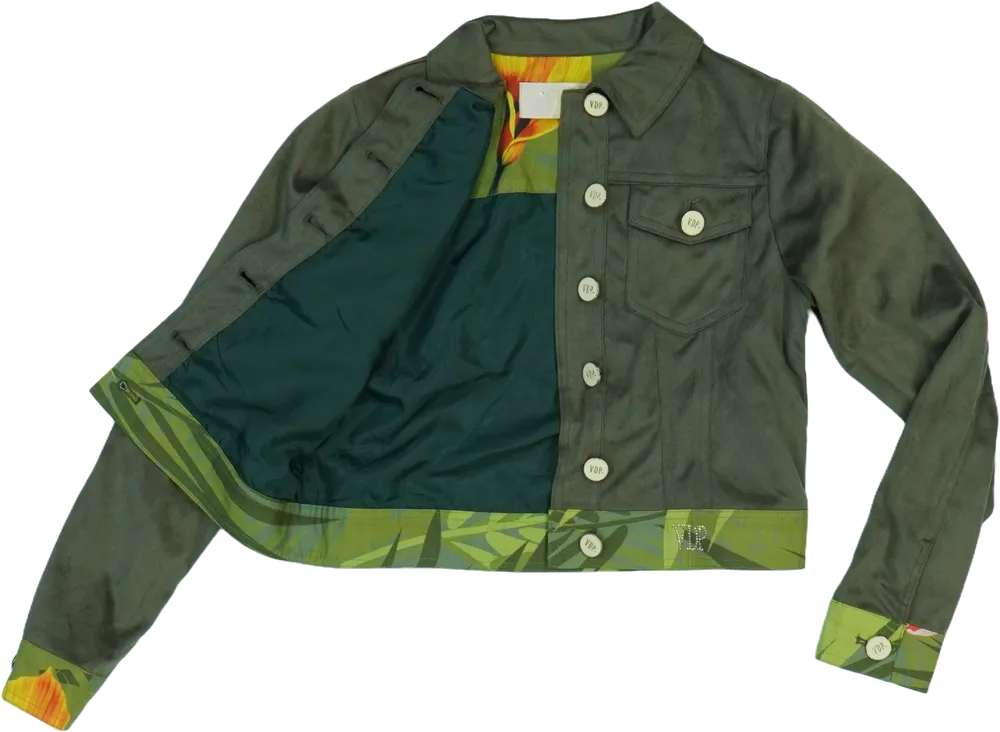 Zöld VDP Girls Átmeneti kabát EU 128 / UK 8 év / US 8 év/M