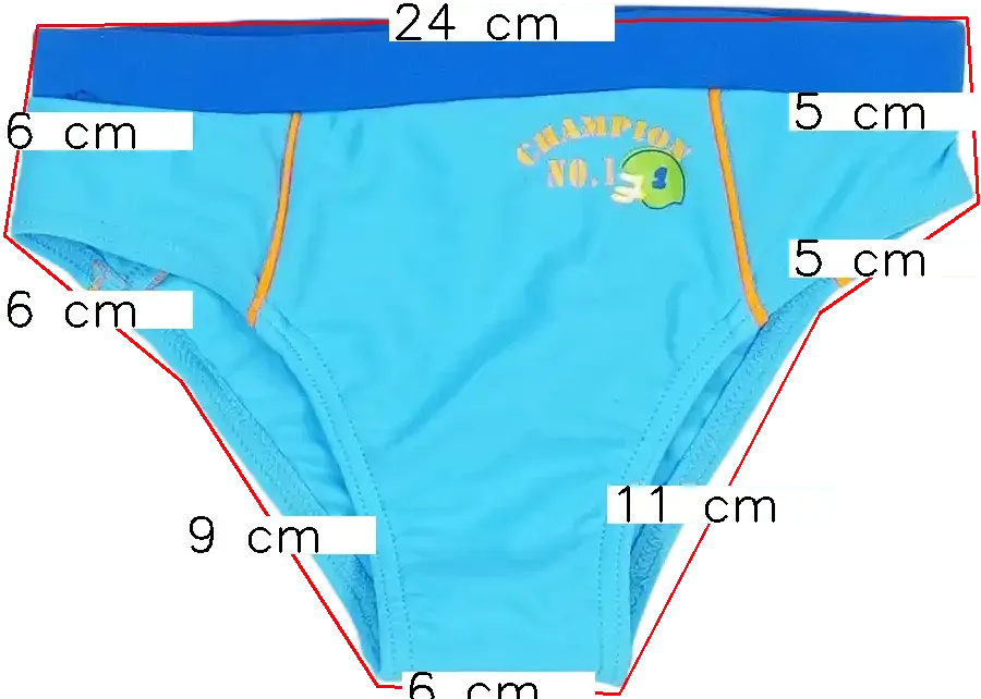 Kék Beach Fürdőnadrág EU 98 / UK 3 év / US 3T