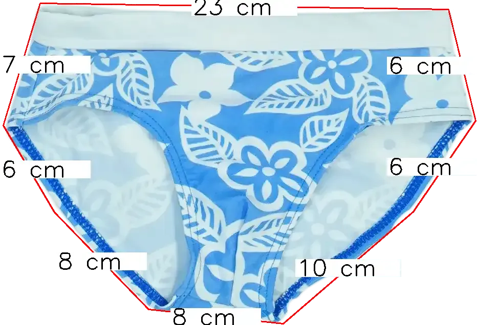 Többszínű Beach Bikini alsó EU 104 / UK 4 év / US 4T/XS