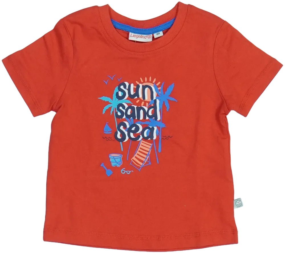 Piros Liegelind Póló EU 80 / UK 9-12 hónap / US 12 hónap