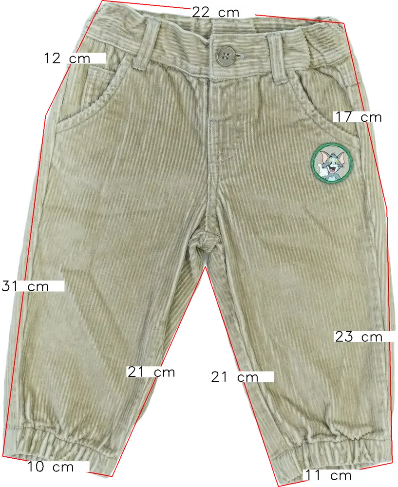 Barna OVS - Fagottino Hosszúnadrág EU 74 / UK 6-9 hónap / US 6-9 hónap