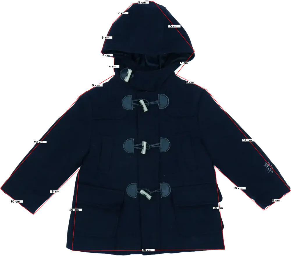 Kék OVS - Fagottino Átmeneti kabát EU 80 / UK 9-12 hónap / US 12 hónap