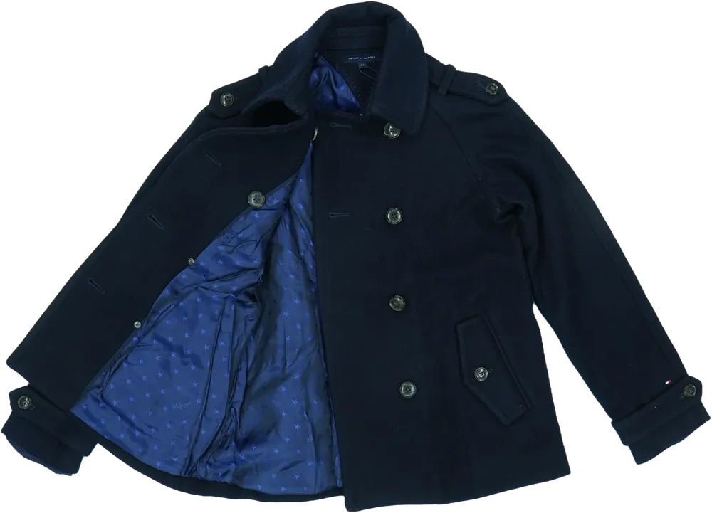 Kék Tommy Hilfiger Átmeneti kabát EU 152 / UK 12 év / US 12 év/L