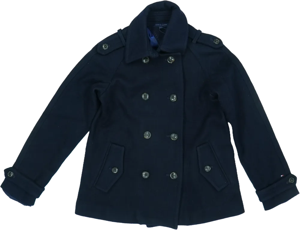 Kék Tommy Hilfiger Átmeneti kabát EU 152 / UK 12 év / US 12 év/L