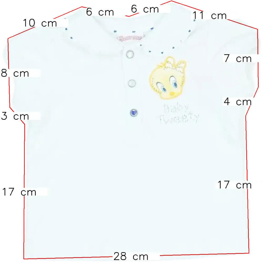 Fehér OVS - Fagottino Póló EU 74 / UK 6-9 hónap / US 6-9 hónap