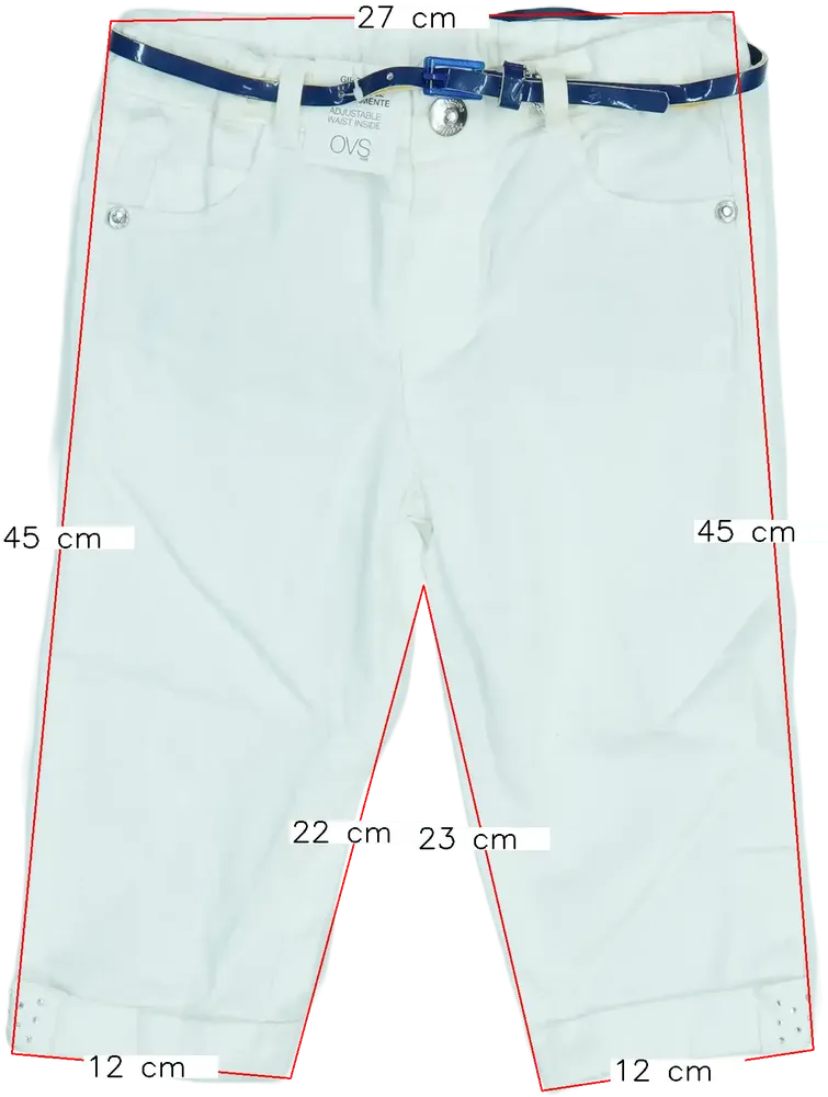 Fehér OVS Hosszúnadrág EU 98 / UK 3 év / US 3T