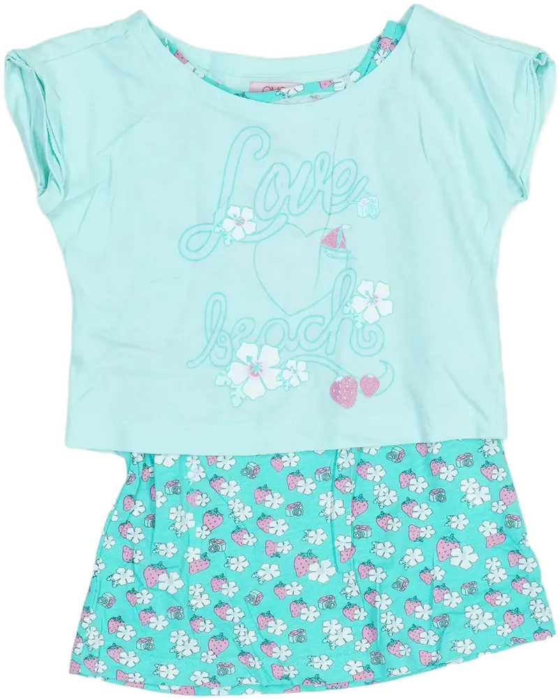 Blue OVS 2-piece set - Top &amp; Bottom EU 122 / UK 7 years / US 7 years/M