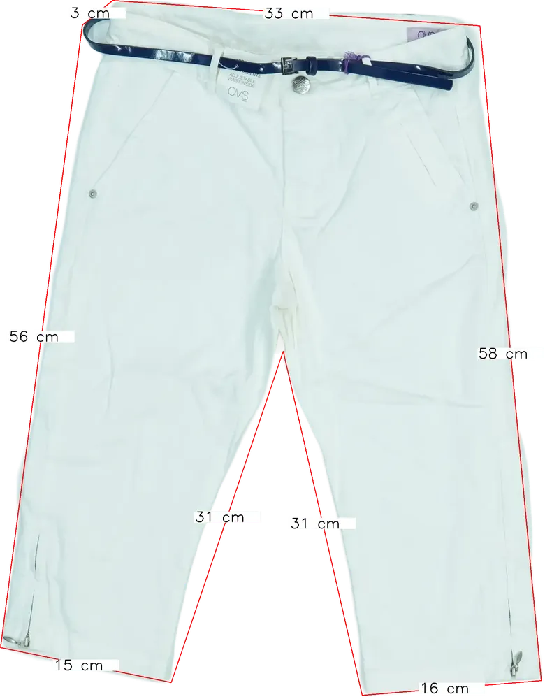 Fehér OVS Halásznadrág EU 140 / UK 10 év / US 10 év/L
