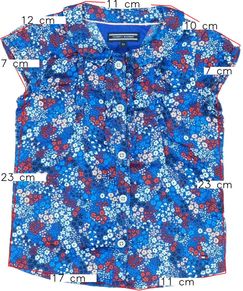 Kék Tommy Hilfiger Blúz EU 80 / UK 9-12 hónap / US 12 hónap