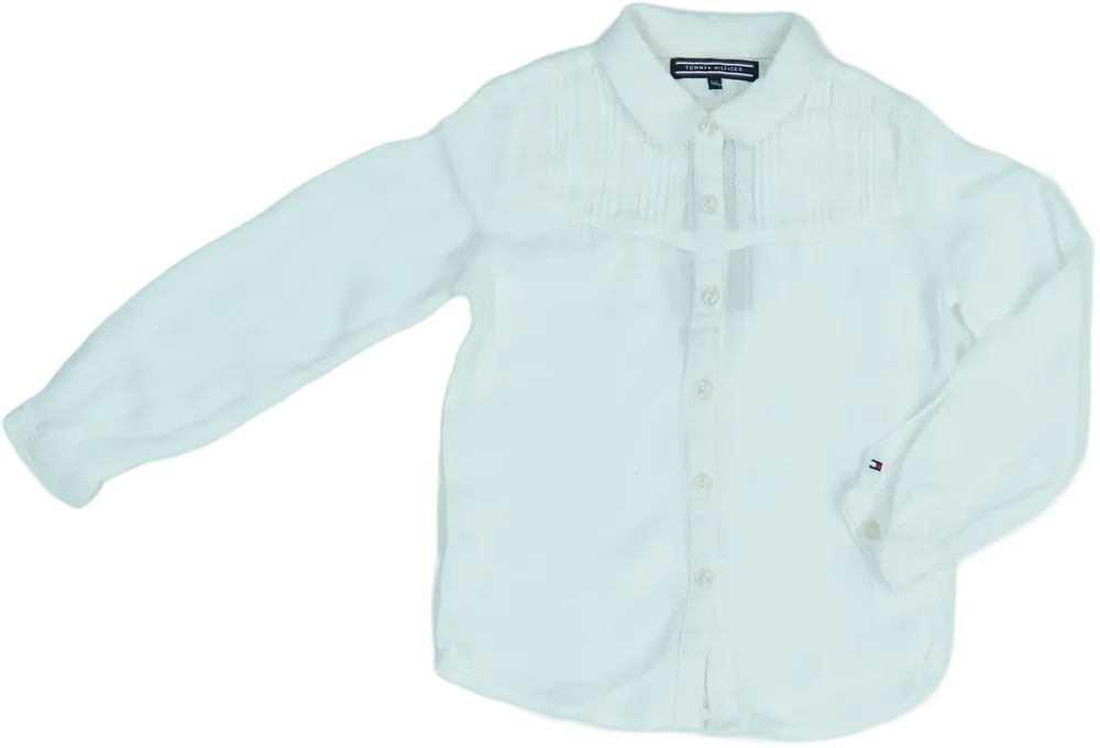 Fehér Tommy Hilfiger Blúz EU 104 / UK 4 év / US 4T/XS