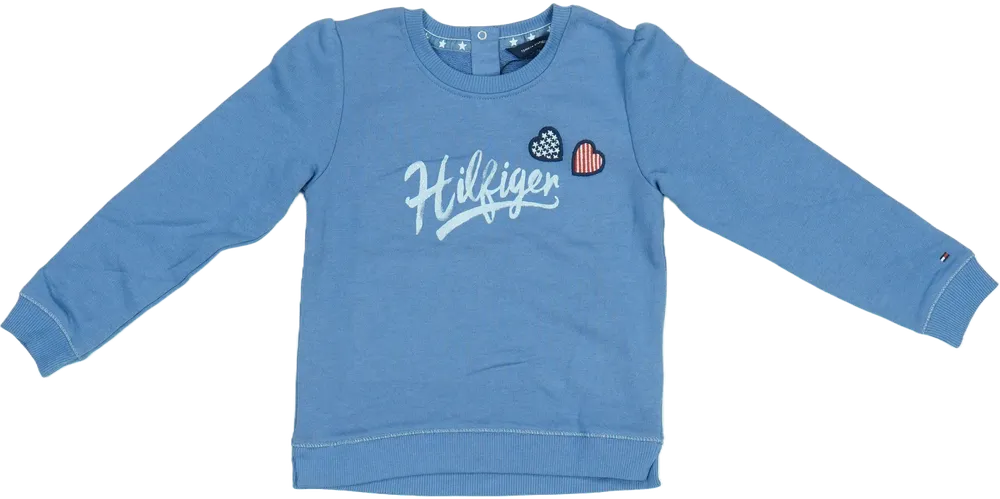 Kék Tommy Hilfiger Pulóver EU 104 / UK 4 év / US 4T/XS