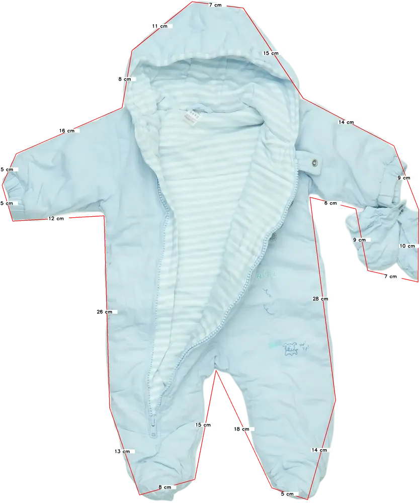 Kék Disney Baby overál EU 62 / UK 0-3 hónap / US 0-3 hónap