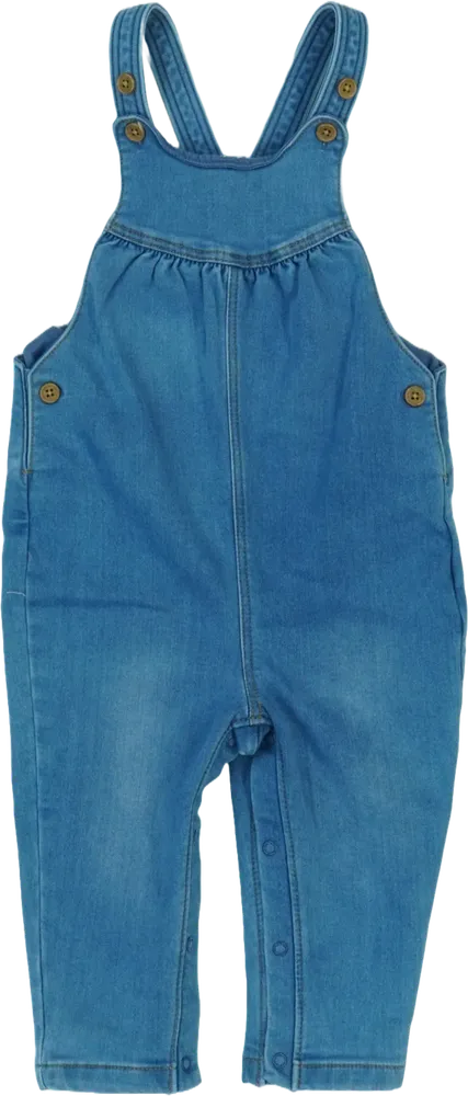 Blue M&amp;S/Marks&amp;Spencer Bib overal and shorts EU 86 / UK 12-18 months / US 18 months