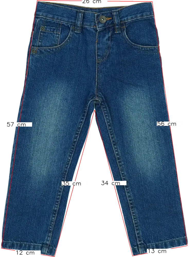 Kék BlueZoo Farmernadrág EU 98 / UK 3 év / US 3T