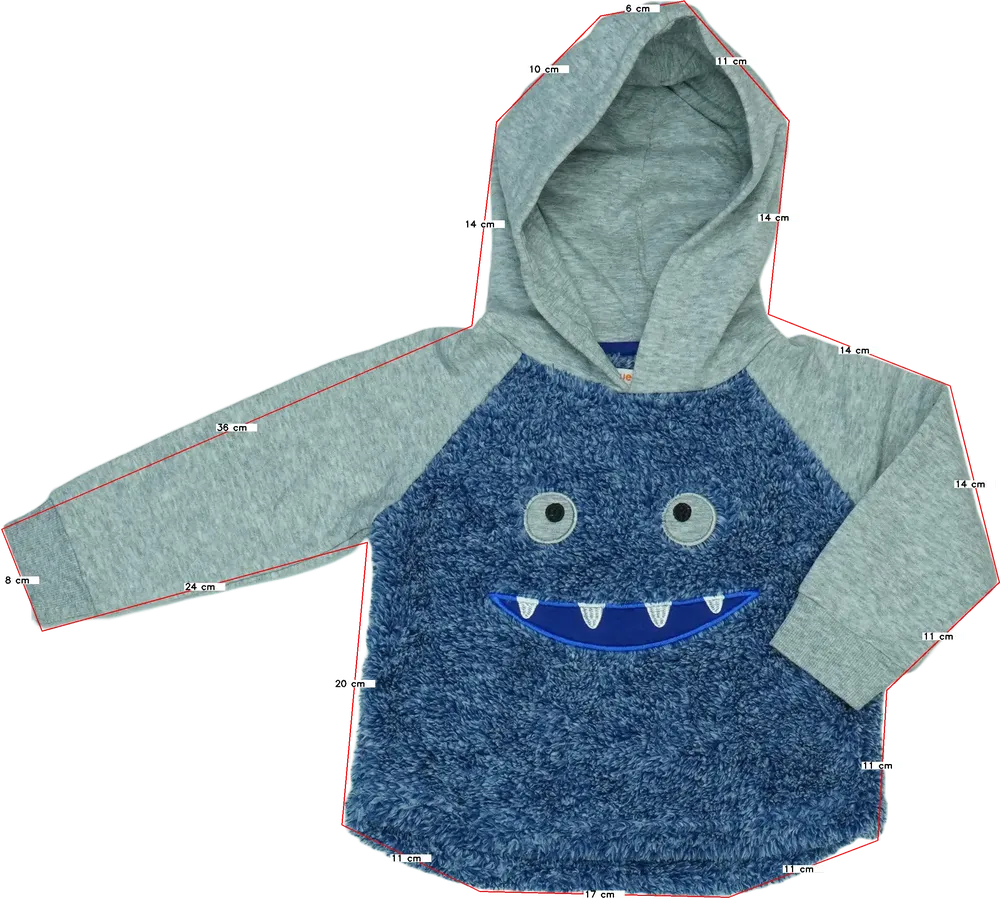 Szürke BlueZoo Kapucnis pulóver EU 92 / UK 2 év / US 2T