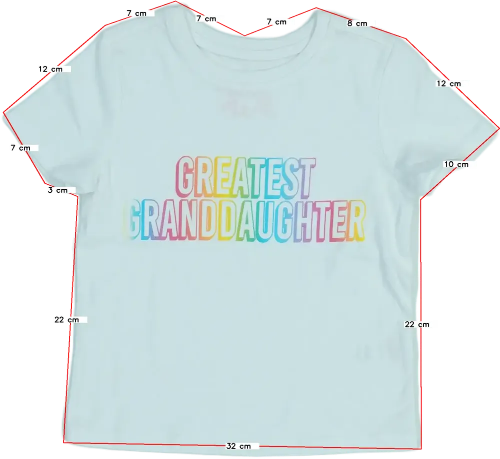 Fehér Little Kids Póló EU 98 / UK 3 év / US 3T