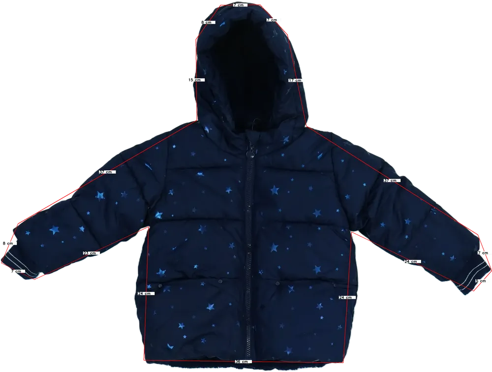 Kék Little Kids Télikabát EU 104 / UK 4 év / US 4T/XS