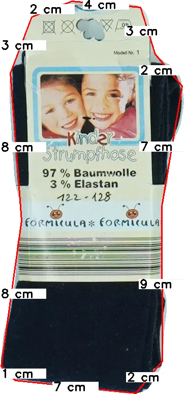 Kék Formicula Harisnya EU 128 / UK 8 év / US 8 év/M