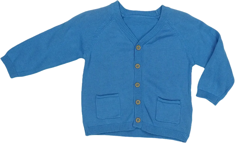 Kék Matalan Kardigán EU 74 / UK 6-9 hónap / US 6-9 hónap